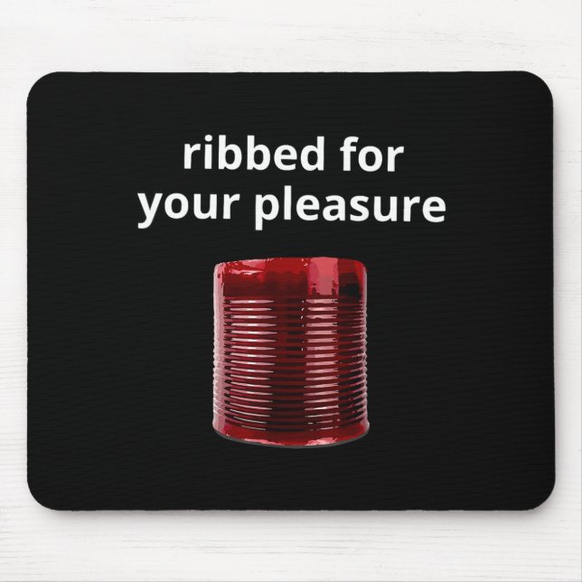 Alfombrilla De Ratón Ribbed For Your Pleasure, Ribbed Cranberry Sauce  (Frente)