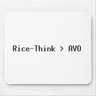 Alfombrilla De Ratón Rice-Think>AVO Mousepad