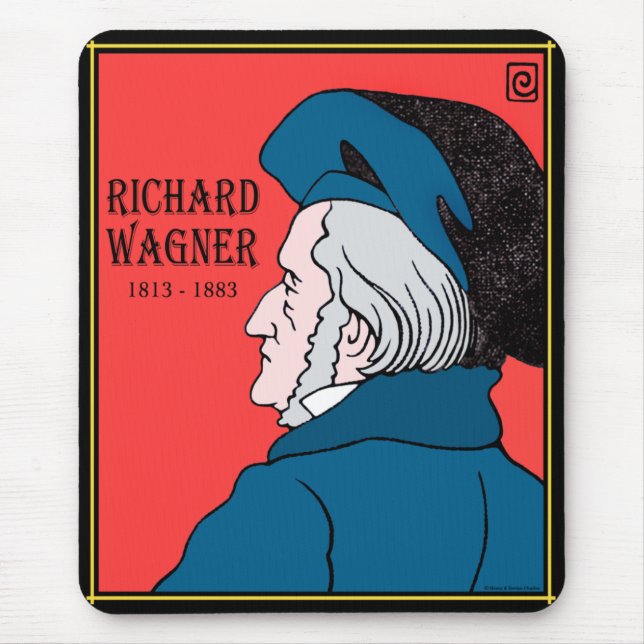 Alfombrilla De Ratón Richard Wagner Mousepad (Frente)