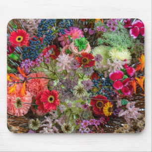 Alfombrilla De Ratón Rico ramo floral de otoño con gerberas y bayas