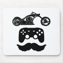 Alfombrilla De Ratón Ride.Game.Dad Black Graphic (A)