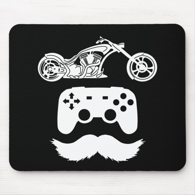 Alfombrilla De Ratón Ride.Game.Dad Gráfico blanco (A) (Frente)