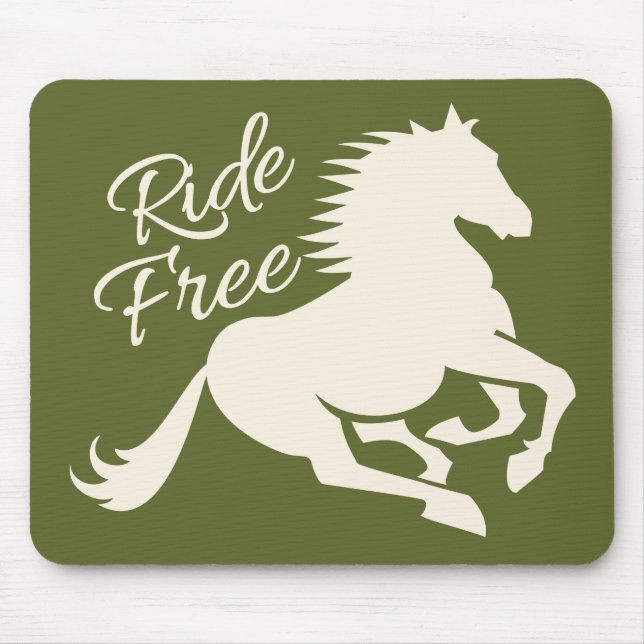Alfombrilla De Ratón Ride personalizado libre mousepad (Frente)