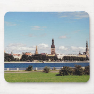 Alfombrilla De Ratón Riga (visión panorámica)