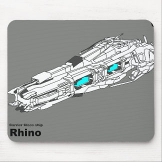 Alfombrilla De Ratón Rinoceronte Mousepad de la galaxia