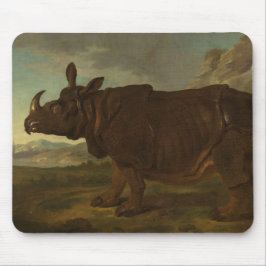Alfombrilla De Ratón Rinoceronte (Rhino) (Animal Salvaje) (por J.B. Oud