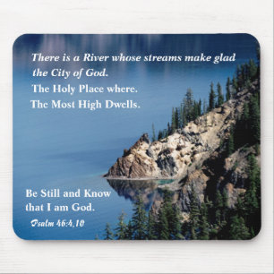 Alfombrilla De Ratón Río Azul de Dios Mousepad.