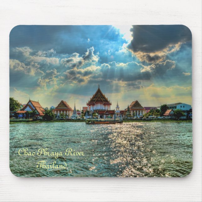 Alfombrilla De Ratón Río Chao Phraya, Tailandia (Frente)