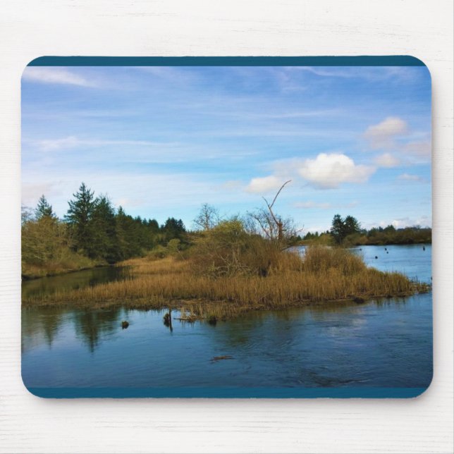 Alfombrilla De Ratón Río Lewis y Clark, Oregón (Frente)