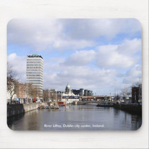Alfombrilla De Ratón Río Liffey, Salón de la Libertad y Casa de Persona