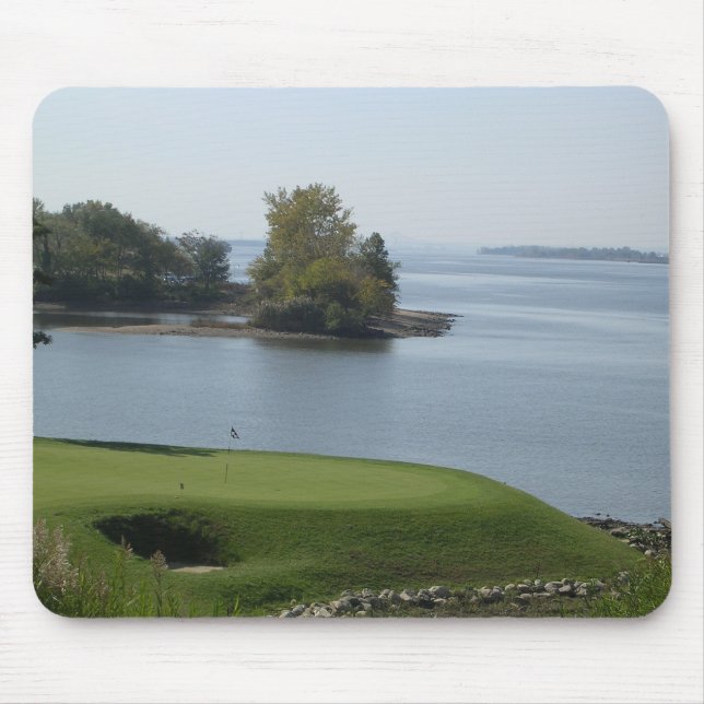 Alfombrilla De Ratón Río Mousepad verde (Frente)