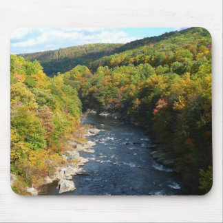 Alfombrilla De Ratón Río Ohiopyle en otoño en Pensilvania
