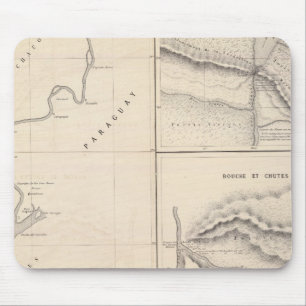 Alfombrilla De Ratón Río Paraguay se une a Río Paraná en Iguazú