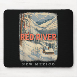 Alfombrilla De Ratón Río Rojo Nuevo México Nm Esquiar Extravaganza Sd77