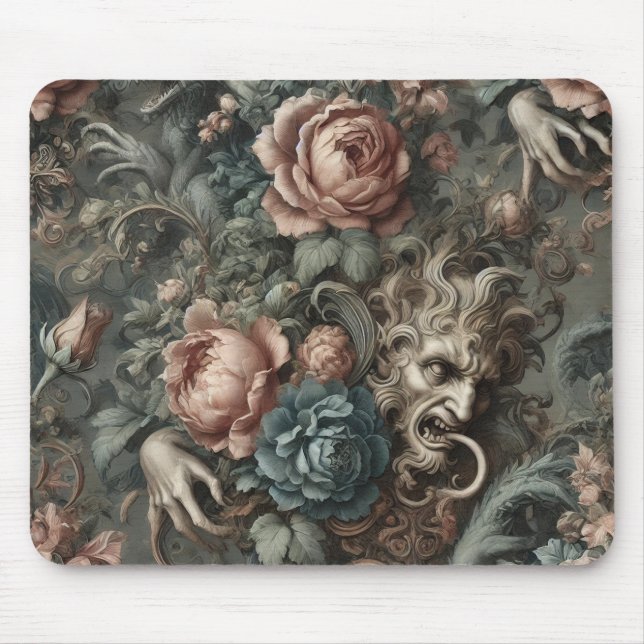 Alfombrilla De Ratón Ritual de sombras de sangre - Victoriano gótico (Frente)