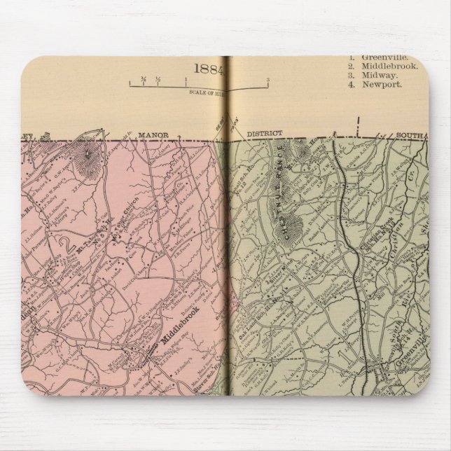 Alfombrilla De Ratón Riverhead, Condado de Augusta (Frente)