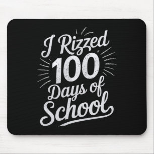 Alfombrilla De Ratón Rizé 100 días de divertida escuela 100 días