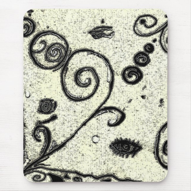 Alfombrilla De Ratón rizo (Frente)