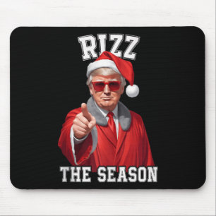 Alfombrilla De Ratón Rizz La temporada Funny Navidades de Trump Santa C