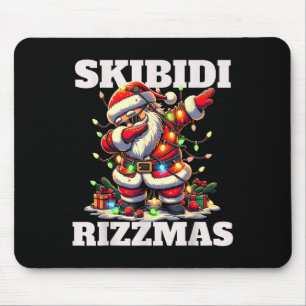 Alfombrilla De Ratón Rizz Navidad Santa divertido Xmas Gen Alpha Skibid