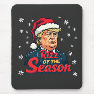 Alfombrilla De Ratón Rizz of the Season Funny Navidades de Trump