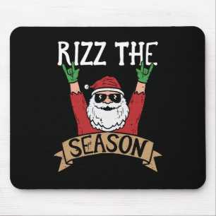 Alfombrilla De Ratón Rizz The Season Funny Navidades Santa Rock Xmas Ro