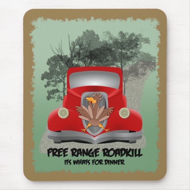 Alfombrilla De Ratón Roadkill divertido Mousepad (Frente)