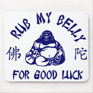 Alfombrilla De Ratón Róbalo a mi Belly de Buda por buena suerte