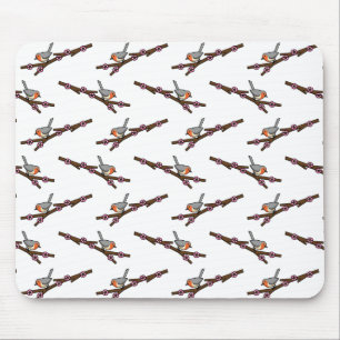 Alfombrilla De Ratón Robin en Sakura