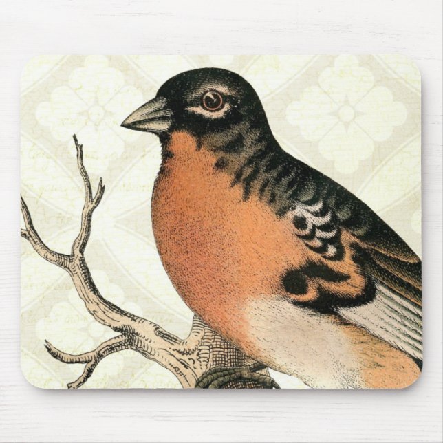 Alfombrilla De Ratón Robin vintage (Frente)