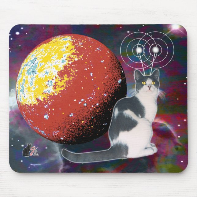 Alfombrilla De Ratón Robo-Cat Hobo Mouse Pad (Frente)