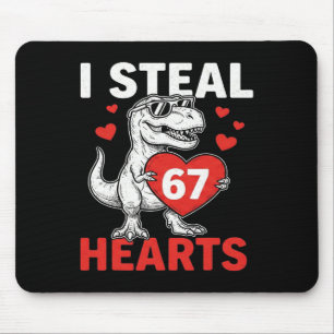 Alfombrilla De Ratón Robo Corazones 67 Día de San Valentín 67 Meme 6 7 