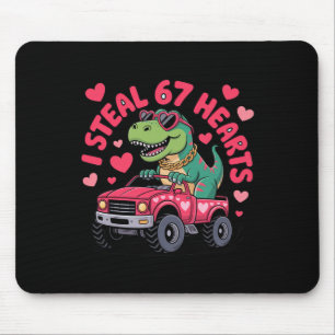 Alfombrilla De Ratón Robo Corazones 67 T-rex Día de San Valentín Divert