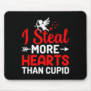 Alfombrilla De Ratón Robo más corazones que Cupido
