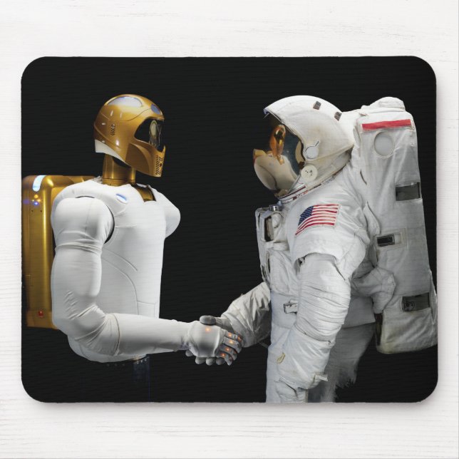 Alfombrilla De Ratón Robonaut 2, un astronauta hel 4 humanoide dexteros (Frente)