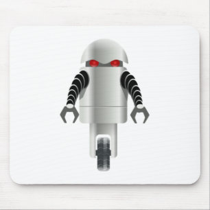 Alfombrilla De Ratón Robot del dibujo animado