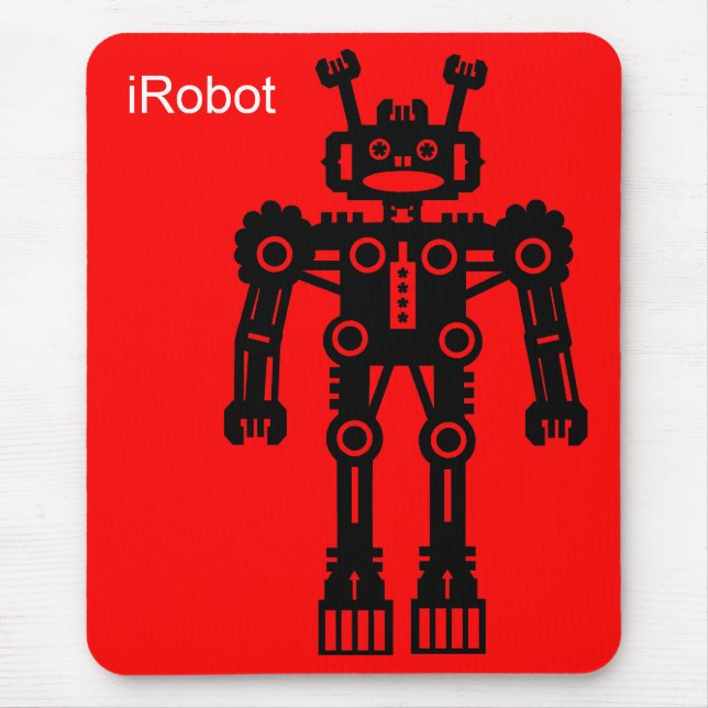 Alfombrilla De Ratón Robot Mk I (iRobot) - Rojo (Frente)