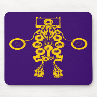 Alfombrilla De Ratón Robot Mousepad de los casetes