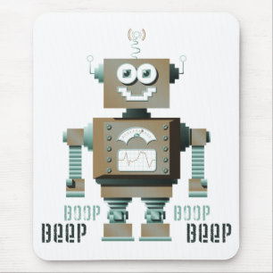 Alfombrilla De Ratón Robot Mousepad (lt) del juguete de la señal sonora