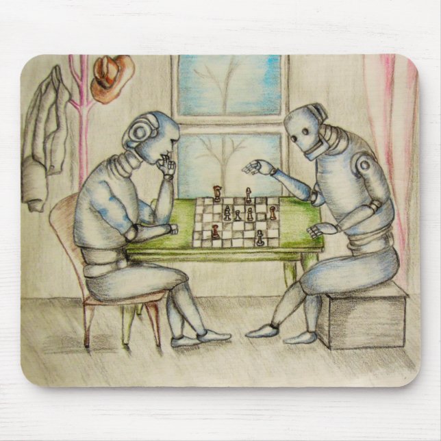 Alfombrilla De Ratón robots (Frente)