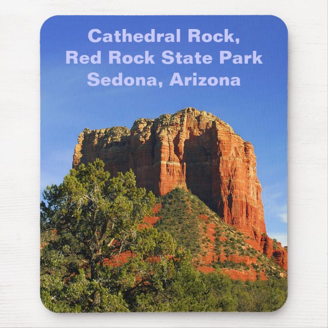 Alfombrilla De Ratón Roca Catedral, Sedona Arizona Mousepad (Frente)