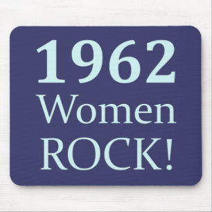 Alfombrilla De Ratón Roca de 1962 mujeres, 50.o cumpleaños