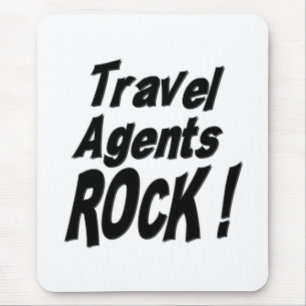 Alfombrilla De Ratón ¡Roca de los agentes de viajes! Mousepad