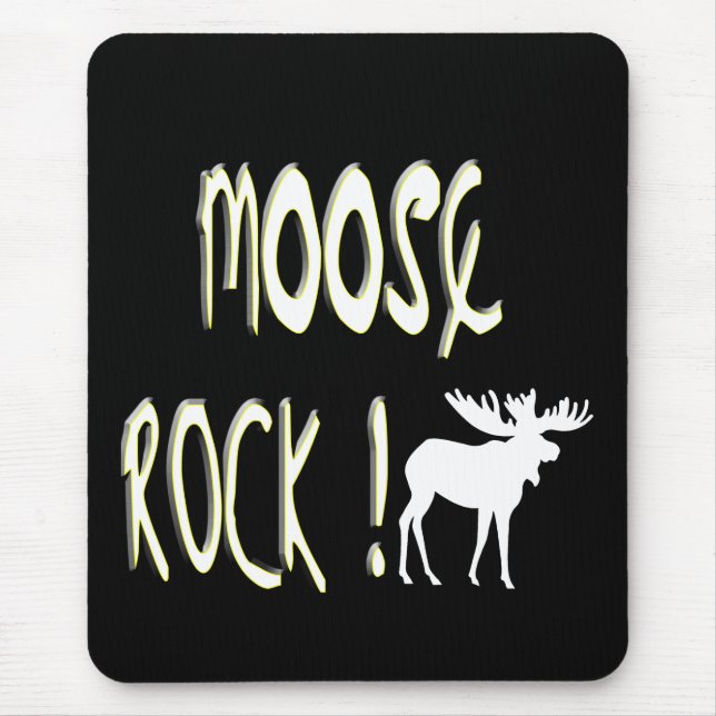 Alfombrilla De Ratón ¡Roca de los alces! Mousepad (Frente)