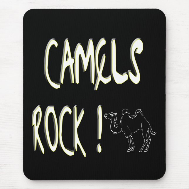 Alfombrilla De Ratón ¡Roca de los camellos! Mousepad (Frente)