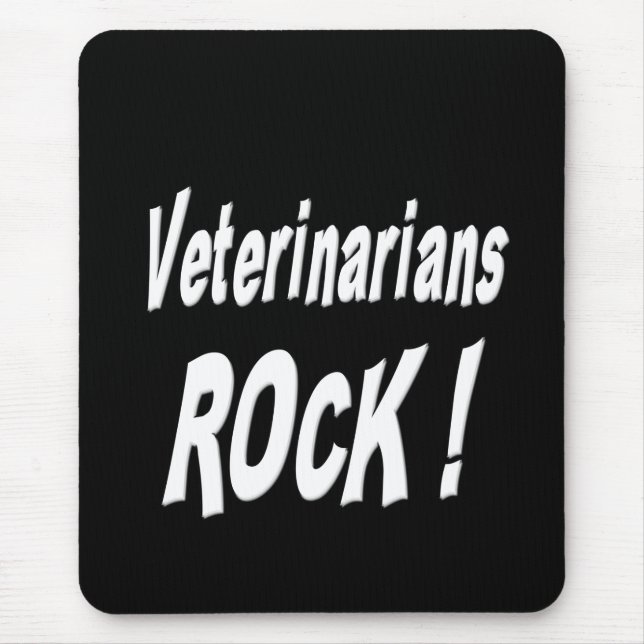 Alfombrilla De Ratón ¡Roca de los veterinarios! Mousepad (Frente)
