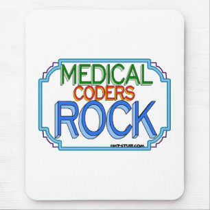 Alfombrilla De Ratón Roca médica de los codificadores