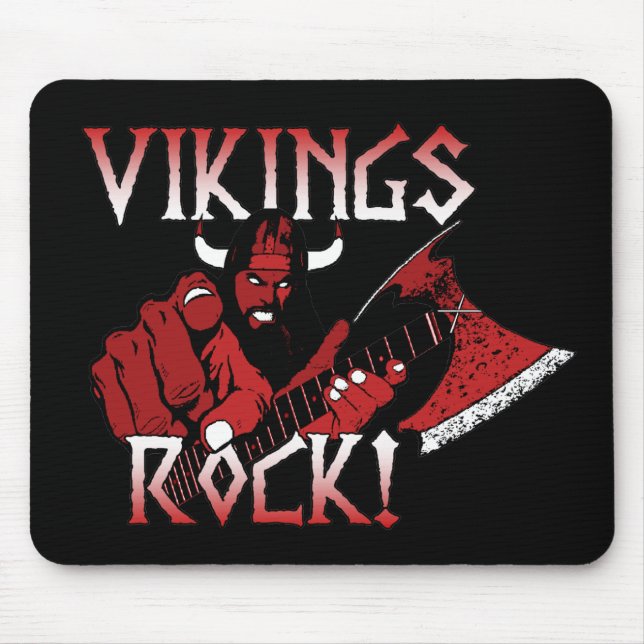 Alfombrilla De Ratón Roca Mousepad de Vikingos (Frente)