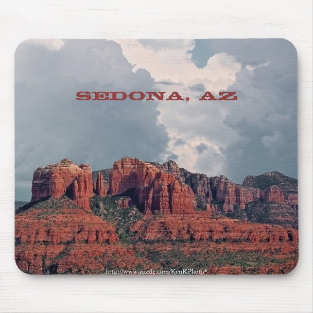 Alfombrilla De Ratón Roca roja Mousepad de Sedona (Frente)