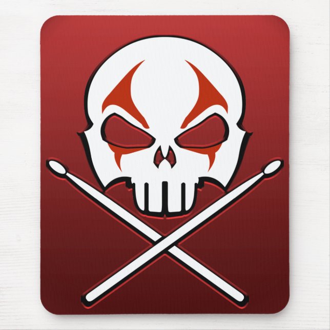 Alfombrilla De Ratón Roca y almohadilla de ratón para tambor pesado Met (Frente)